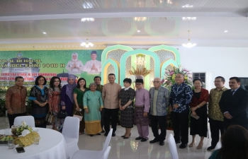 Consul General greets leadership of North Sumatra on occasion of Idul Fitr